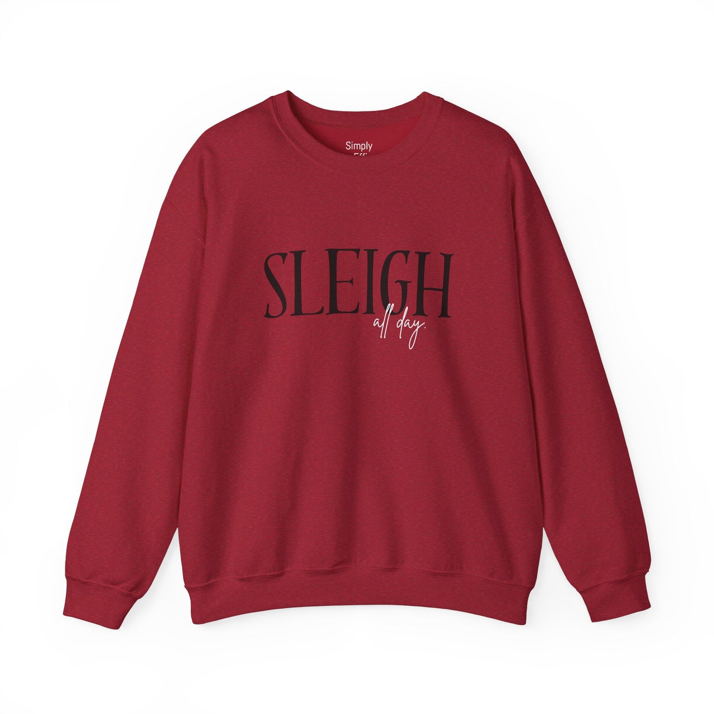 SLEIGH All Day Unisex Heavy Blend™ Crewneck Sweatshirt – Cozy Holiday Vibes