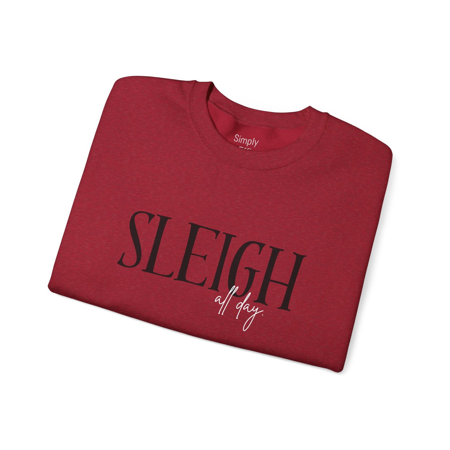 SLEIGH All Day Unisex Heavy Blend™ Crewneck Sweatshirt – Cozy Holiday Vibes