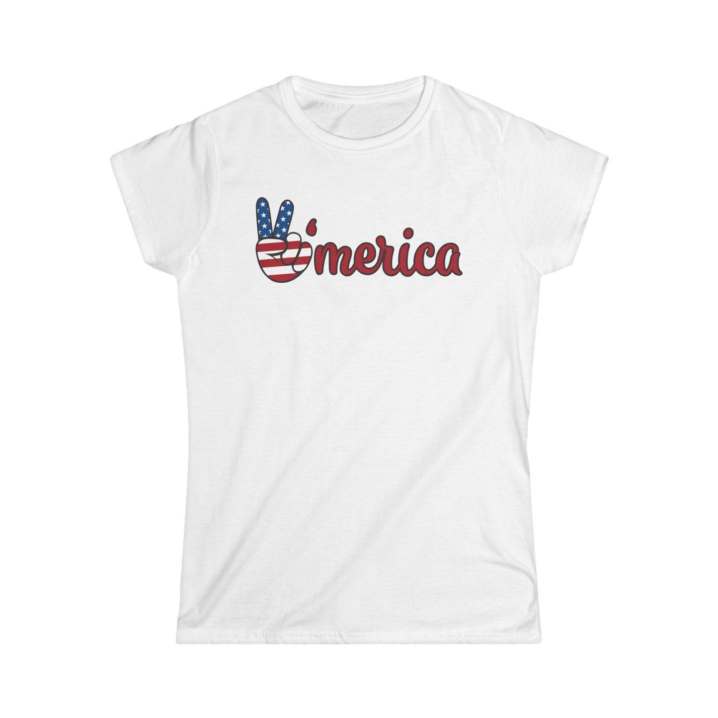 'merica - Women's Softstyle Tee