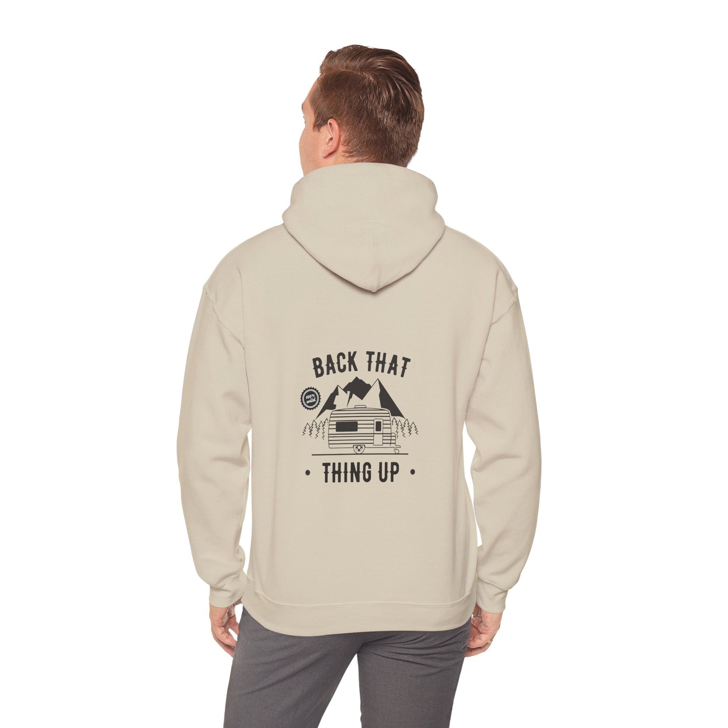 Back That Thing Up Camper - Unisex Heavy Blend™ Hooded Sweatshirt