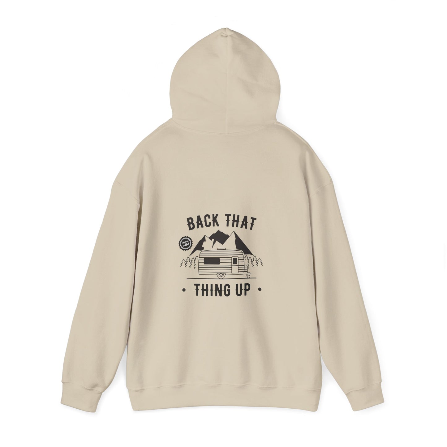 Back That Thing Up Camper - Unisex Heavy Blend™ Hooded Sweatshirt