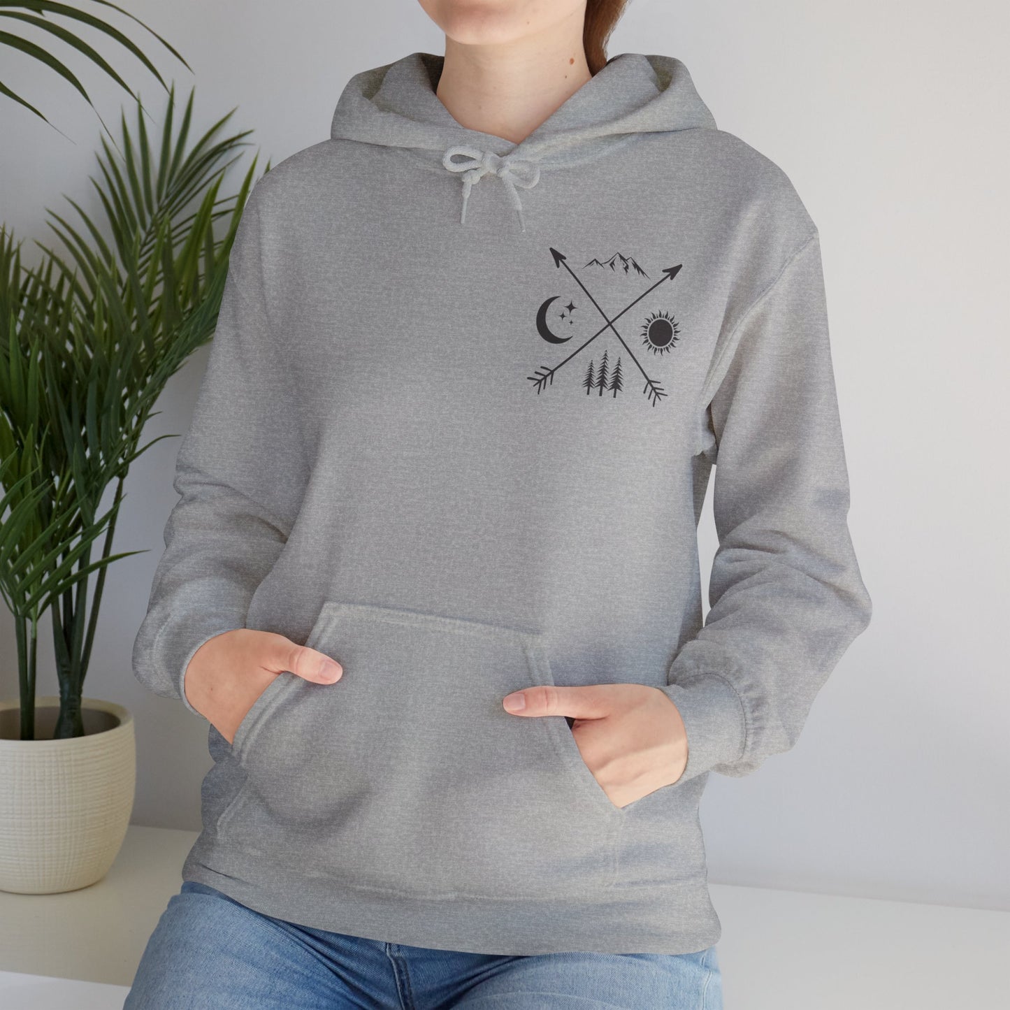 Back That Thing Up Camper - Unisex Heavy Blend™ Hooded Sweatshirt