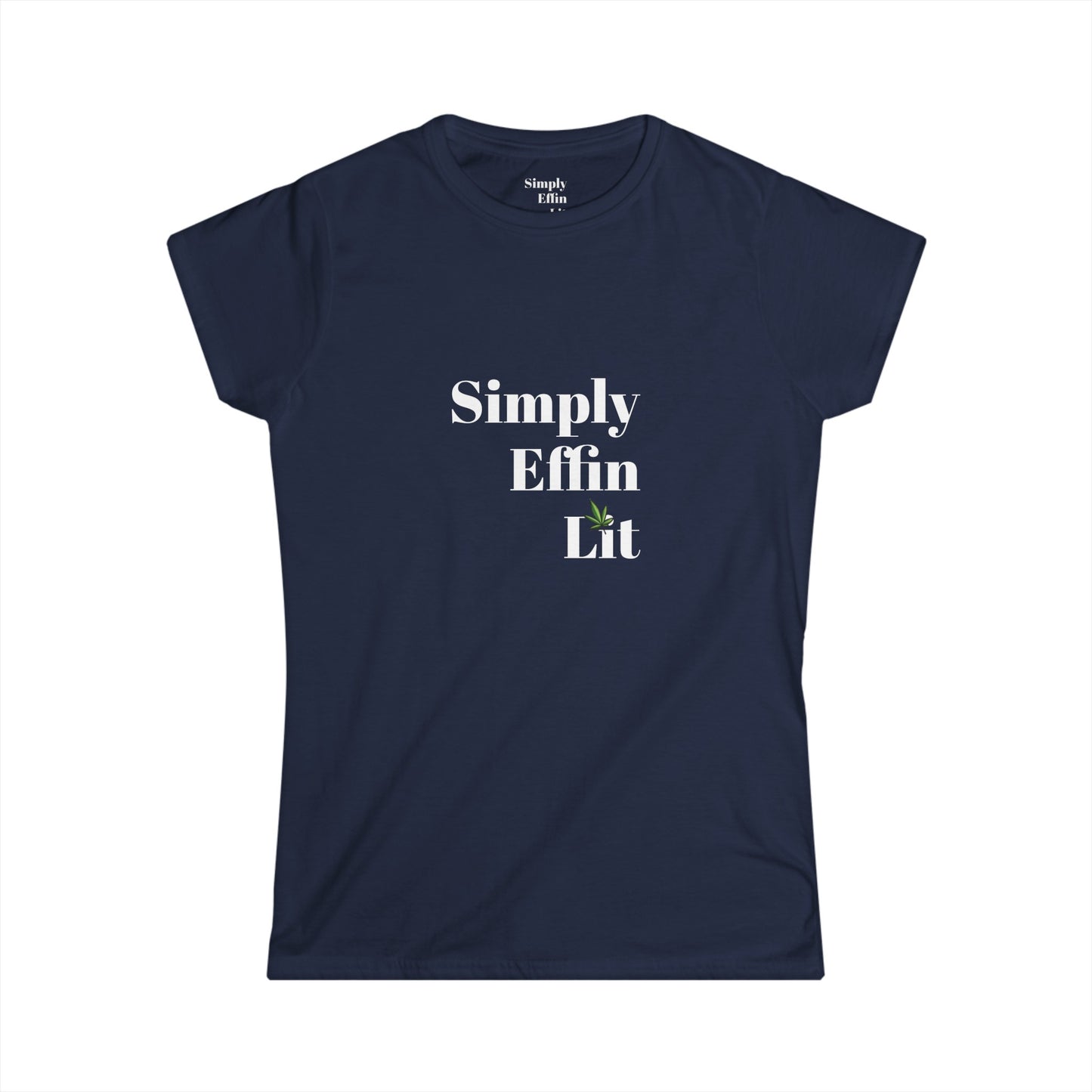 Simply Effin Lit Logo Tee - Women's Softstyle