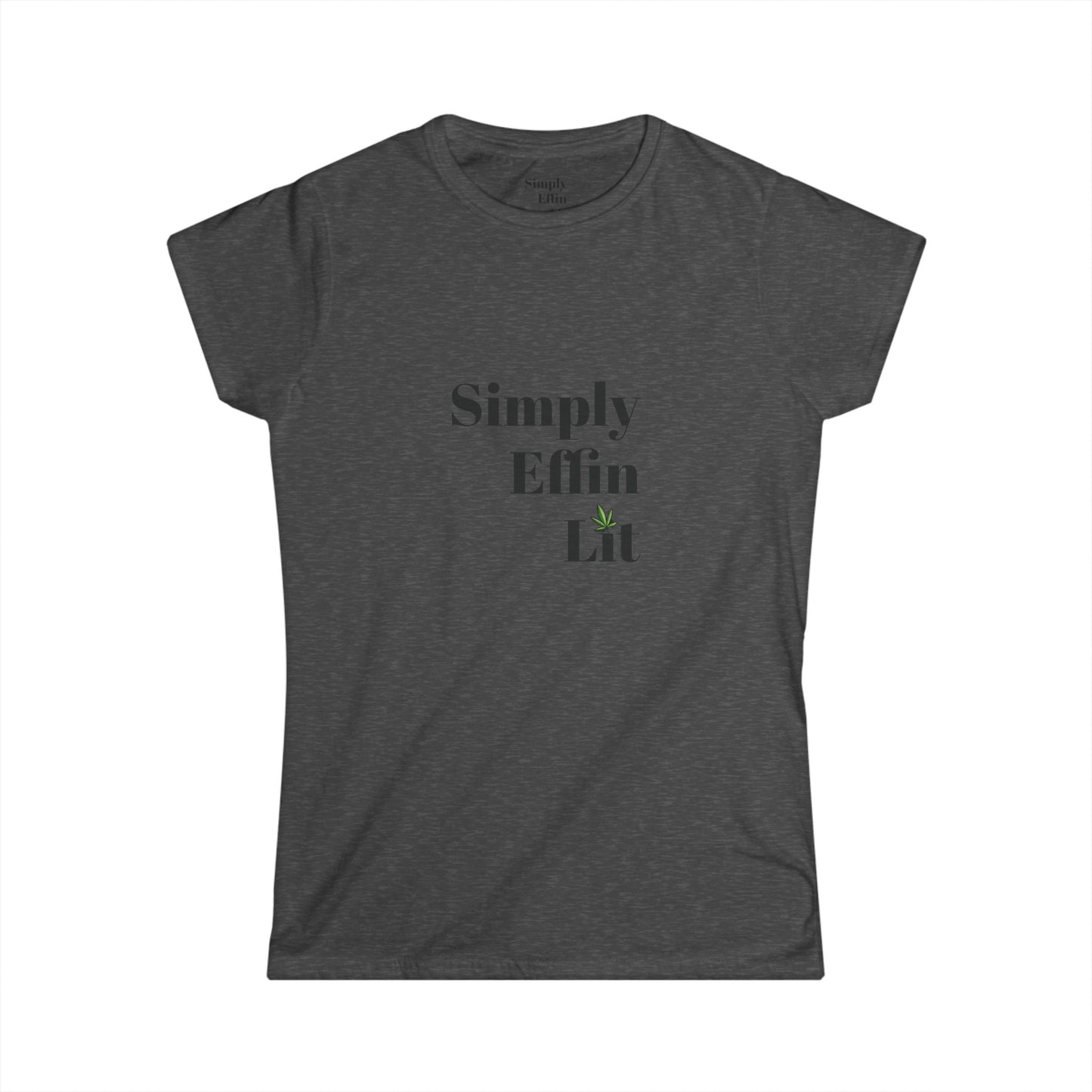 Simply Effin Lit Logo Tee - Women's Softstyle