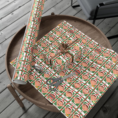 Santa's Merry 'Effin Elves - Gift Wrap Paper