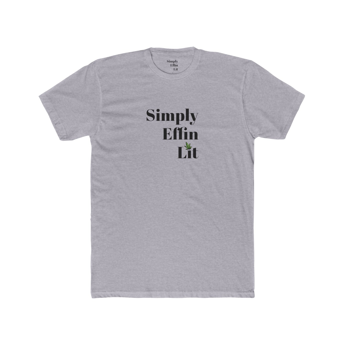 Simply Effin Lit Logo Tee - Men's Cotton Crew