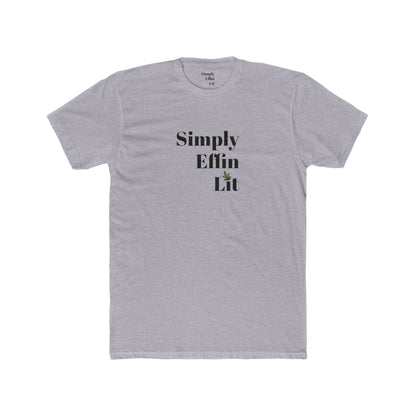 Simply Effin Lit Logo Tee - Men's Cotton Crew