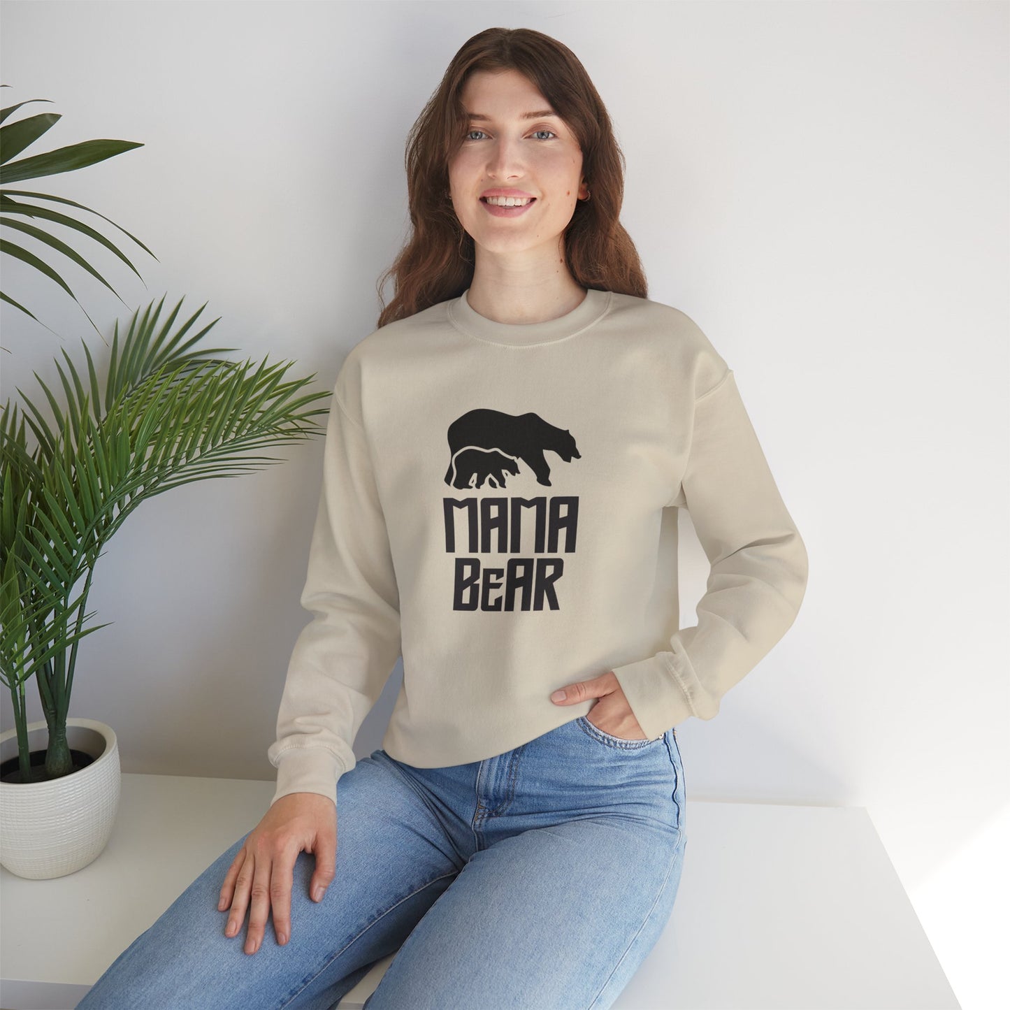 Mama Bear - Women's Heavy Blend™ Crewneck Sweatshirt