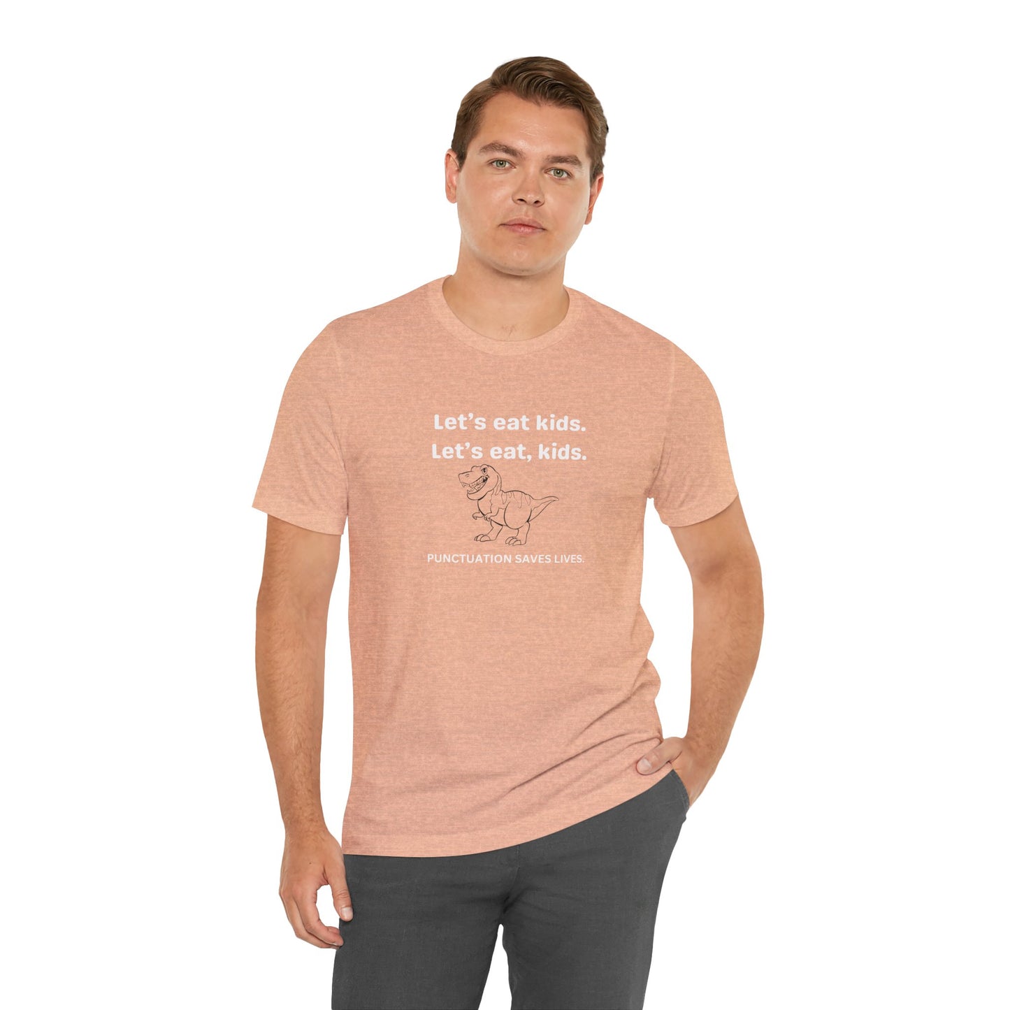 Punctuation Saves Lives - Unisex Jersey Short Sleeve Tee