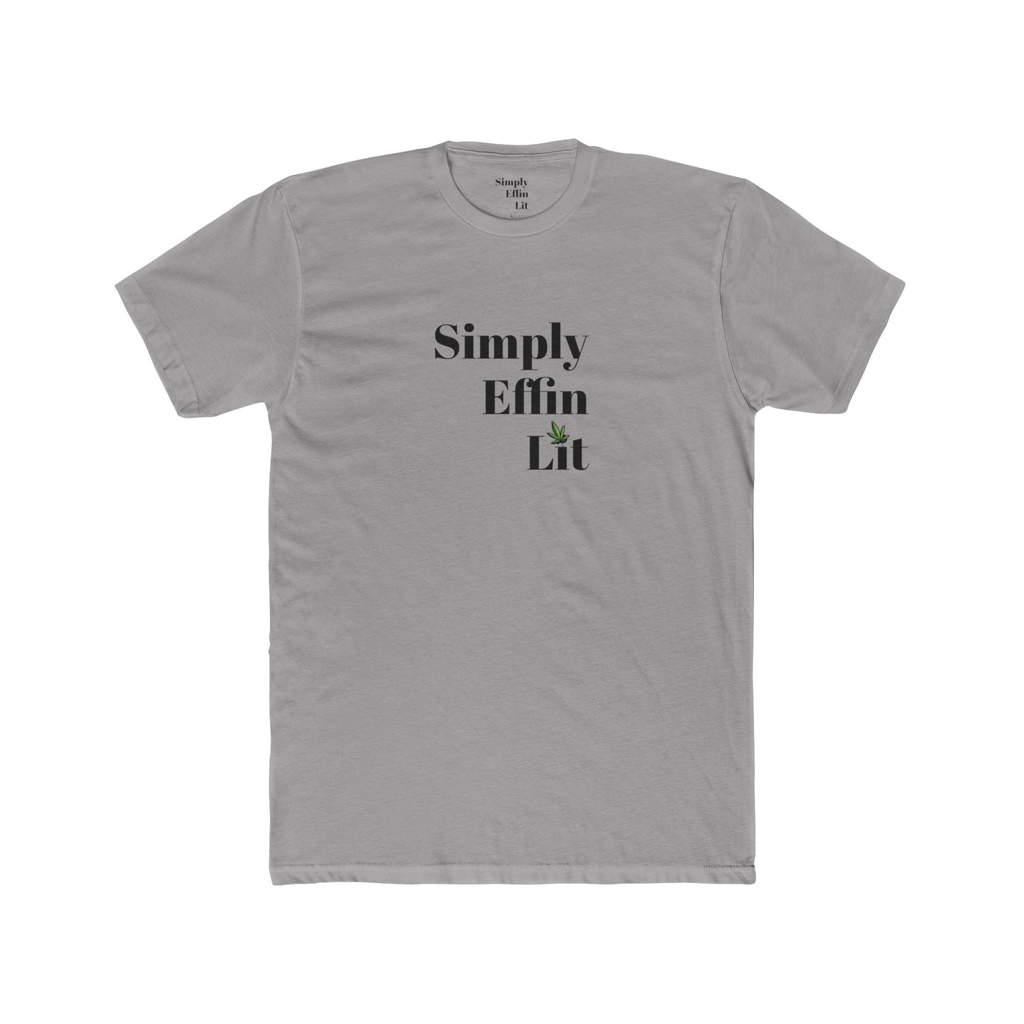 Simply Effin Lit Logo Tee - Men's Cotton Crew