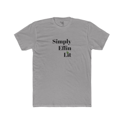 Simply Effin Lit Logo Tee - Men's Cotton Crew