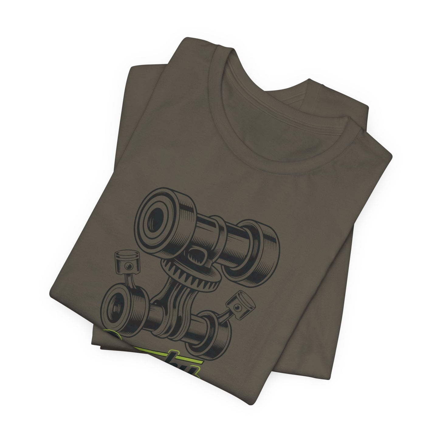 Cranky Engine Cam T-Shirt — Vintage Motorcycle Camshaft Tee