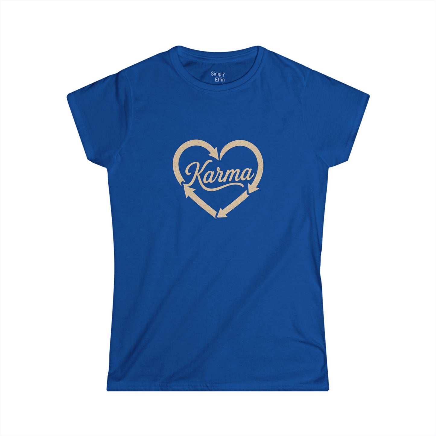 Karma Heart Tee — Women's Graphic T-Shirt
