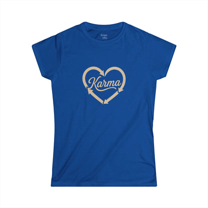 Karma Heart Tee — Women's Graphic T-Shirt