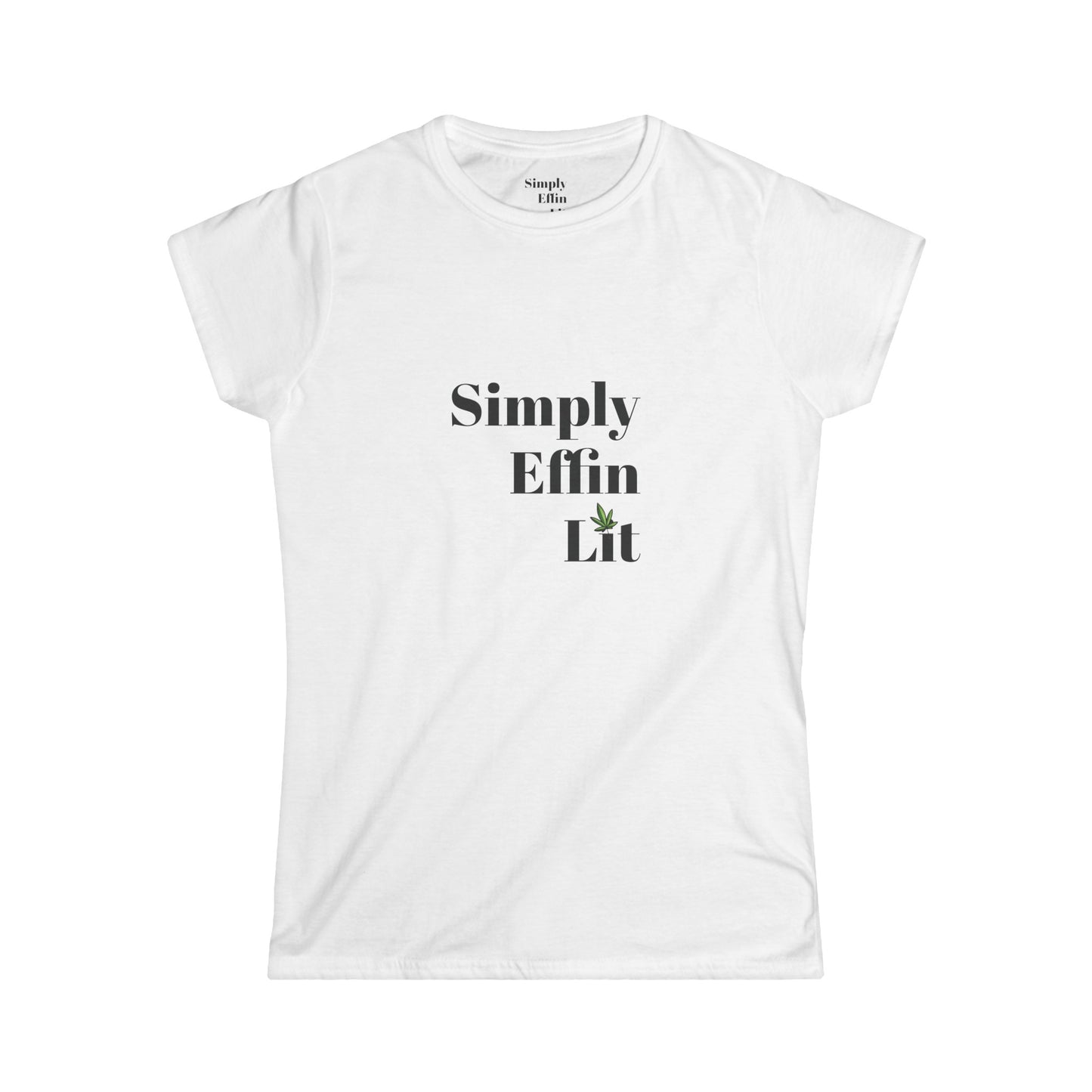 Simply Effin Lit Logo Tee - Women's Softstyle