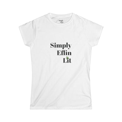 Simply Effin Lit Logo Tee - Women's Softstyle