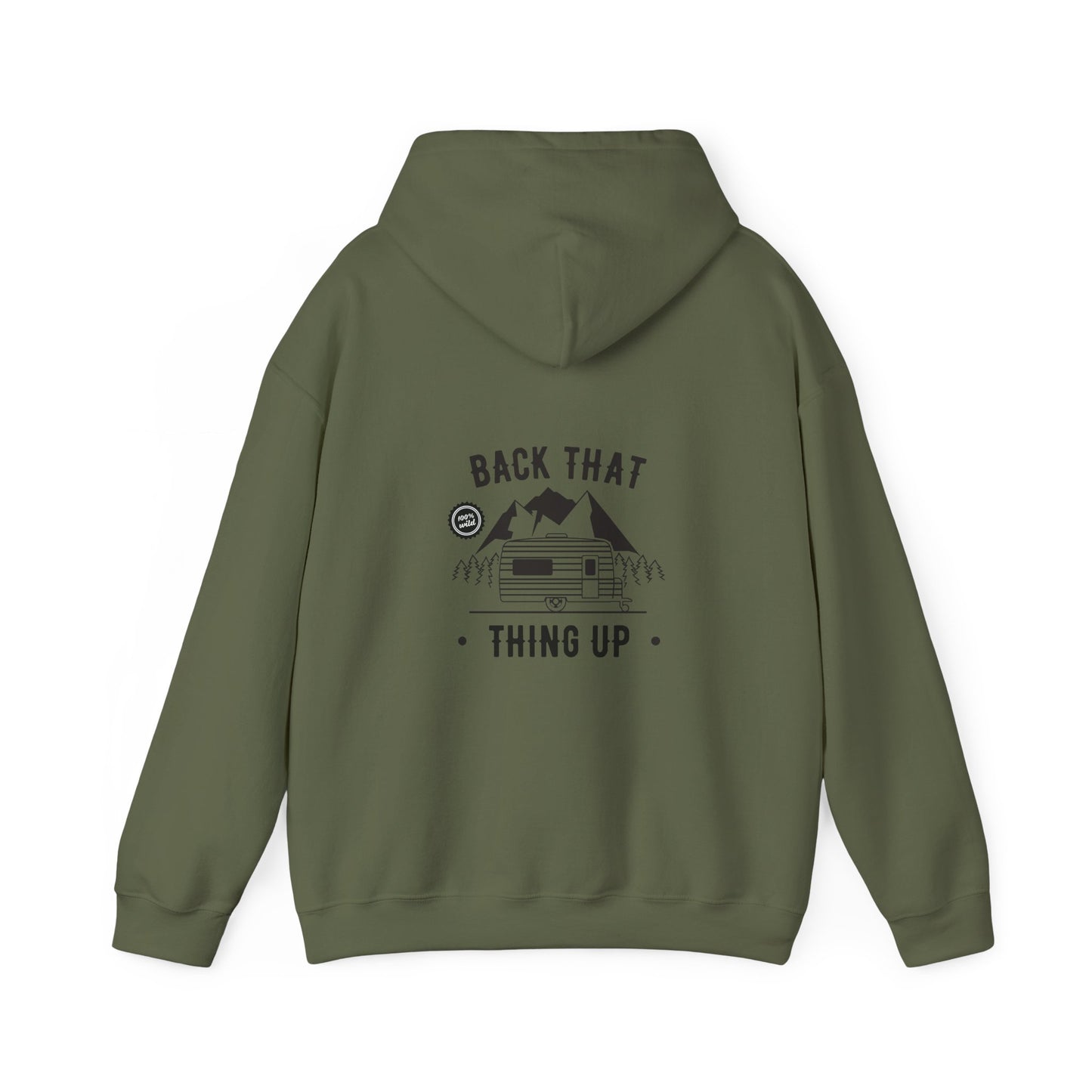 Back That Thing Up Camper - Unisex Heavy Blend™ Hooded Sweatshirt