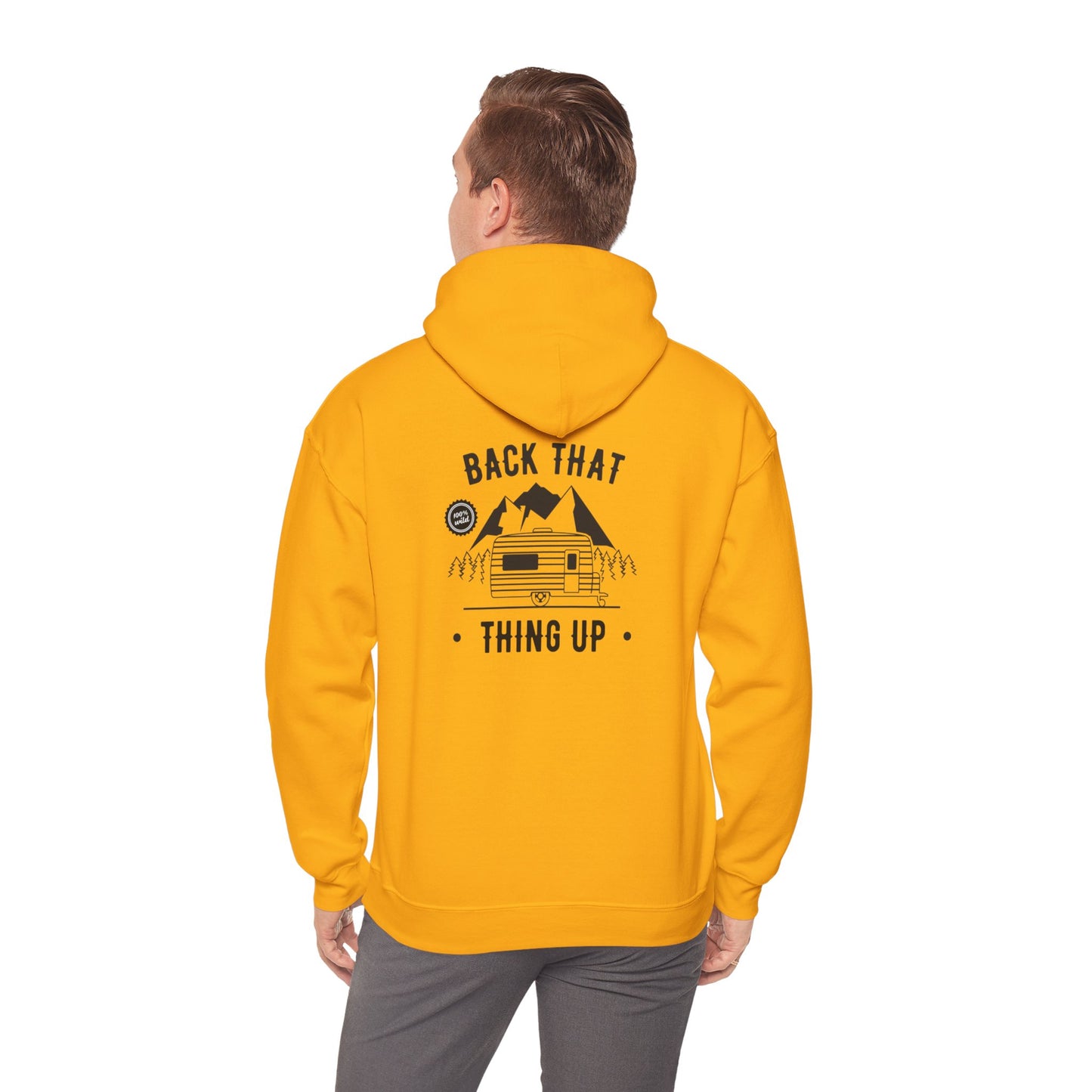 Back That Thing Up Camper - Unisex Heavy Blend™ Hooded Sweatshirt