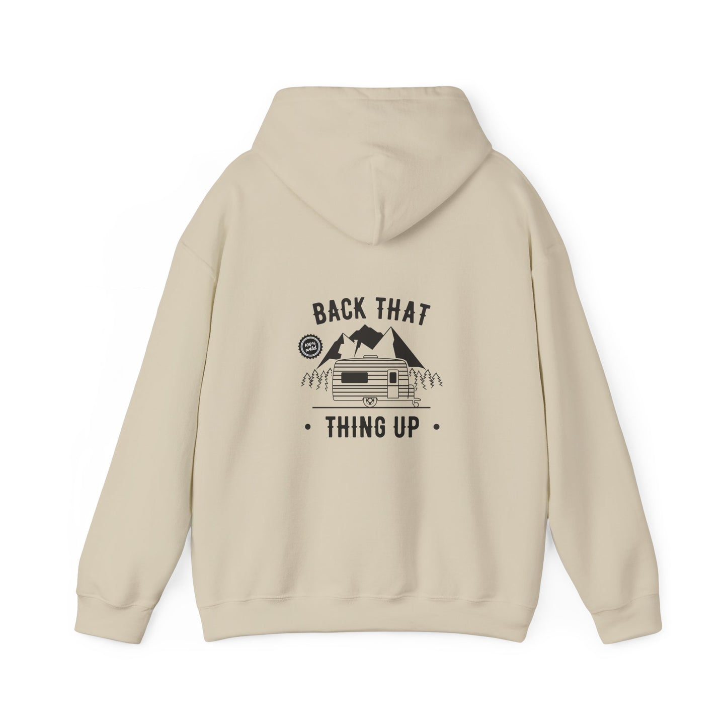 Back That Thing Up Camper - Unisex Heavy Blend™ Hooded Sweatshirt