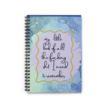 Sassy Notebook - Ruled Line for Work Notes and Reminders