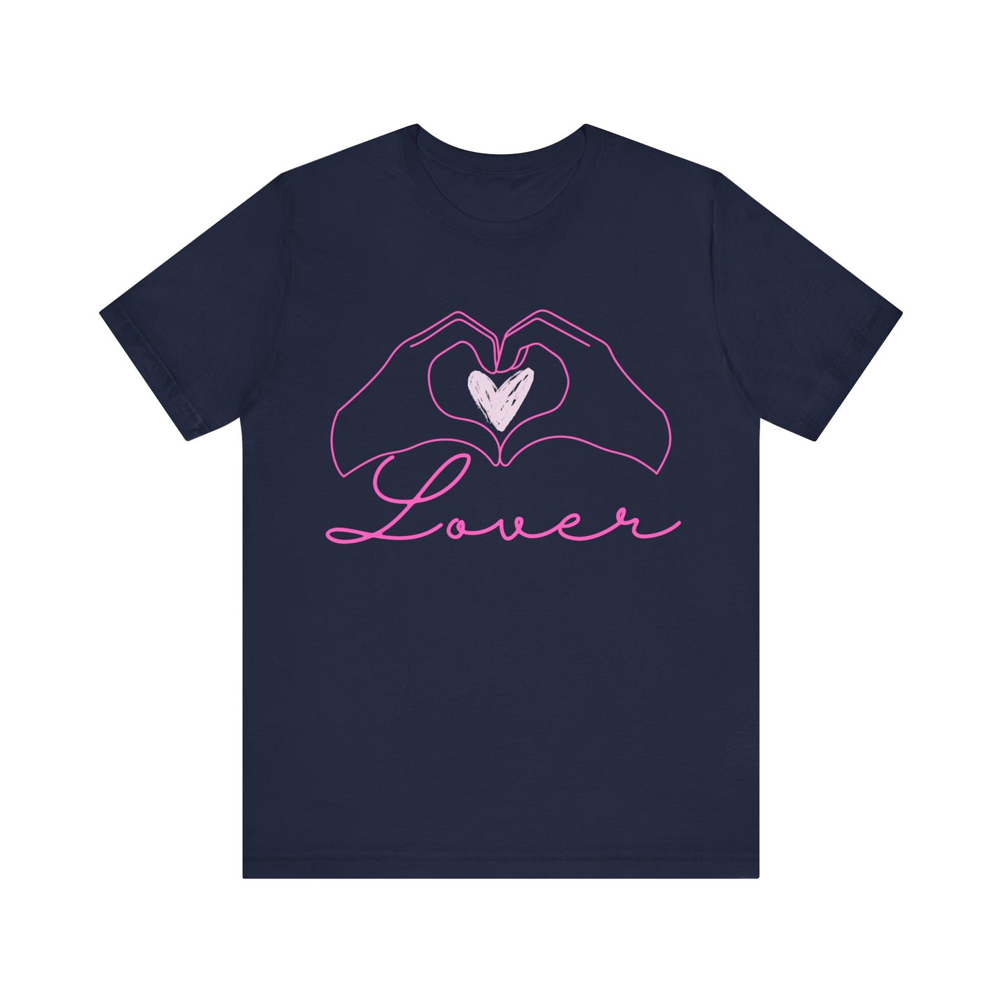 Heart Hands Lover - Unisex Jersey Short Sleeve Tee