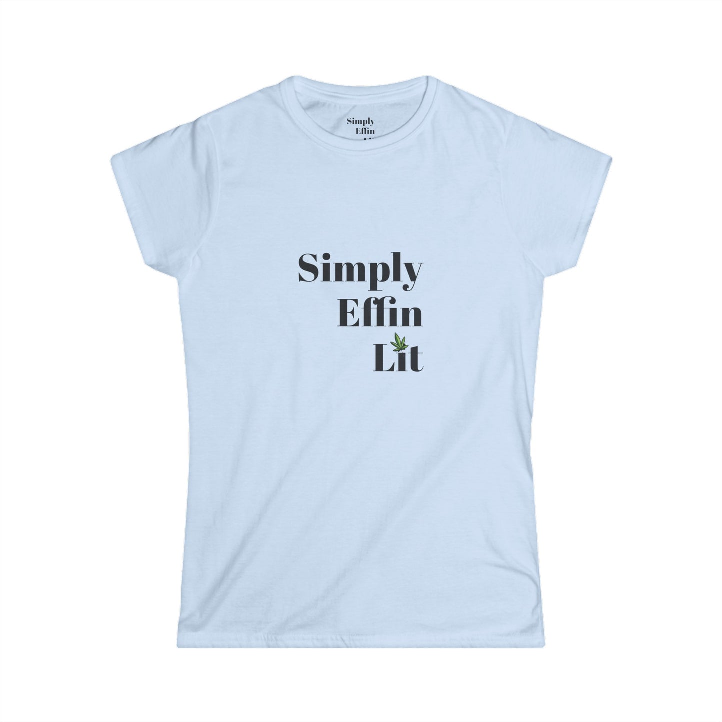 Simply Effin Lit Logo Tee - Women's Softstyle