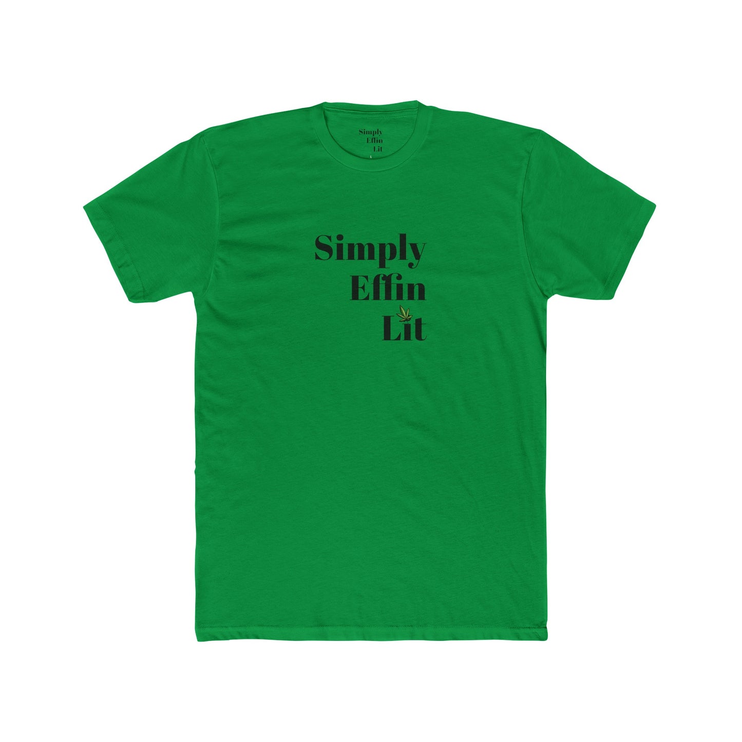 Simply Effin Lit Logo Tee - Men's Cotton Crew