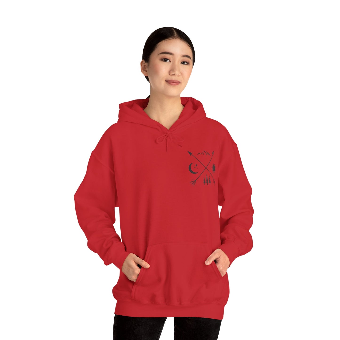 Back That Thing Up Camper - Unisex Heavy Blend™ Hooded Sweatshirt