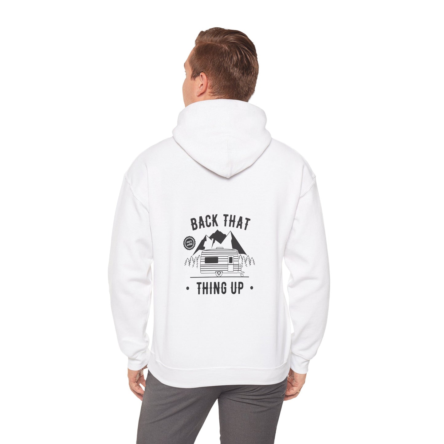 Back That Thing Up Camper - Unisex Heavy Blend™ Hooded Sweatshirt