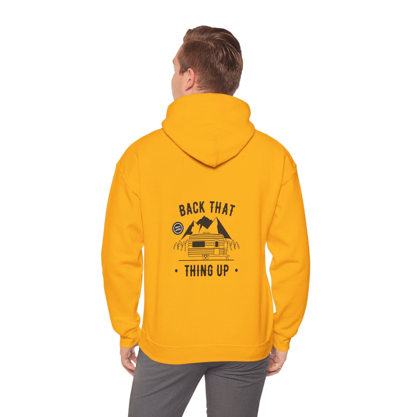 Back That Thing Up Camper - Unisex Heavy Blend™ Hooded Sweatshirt