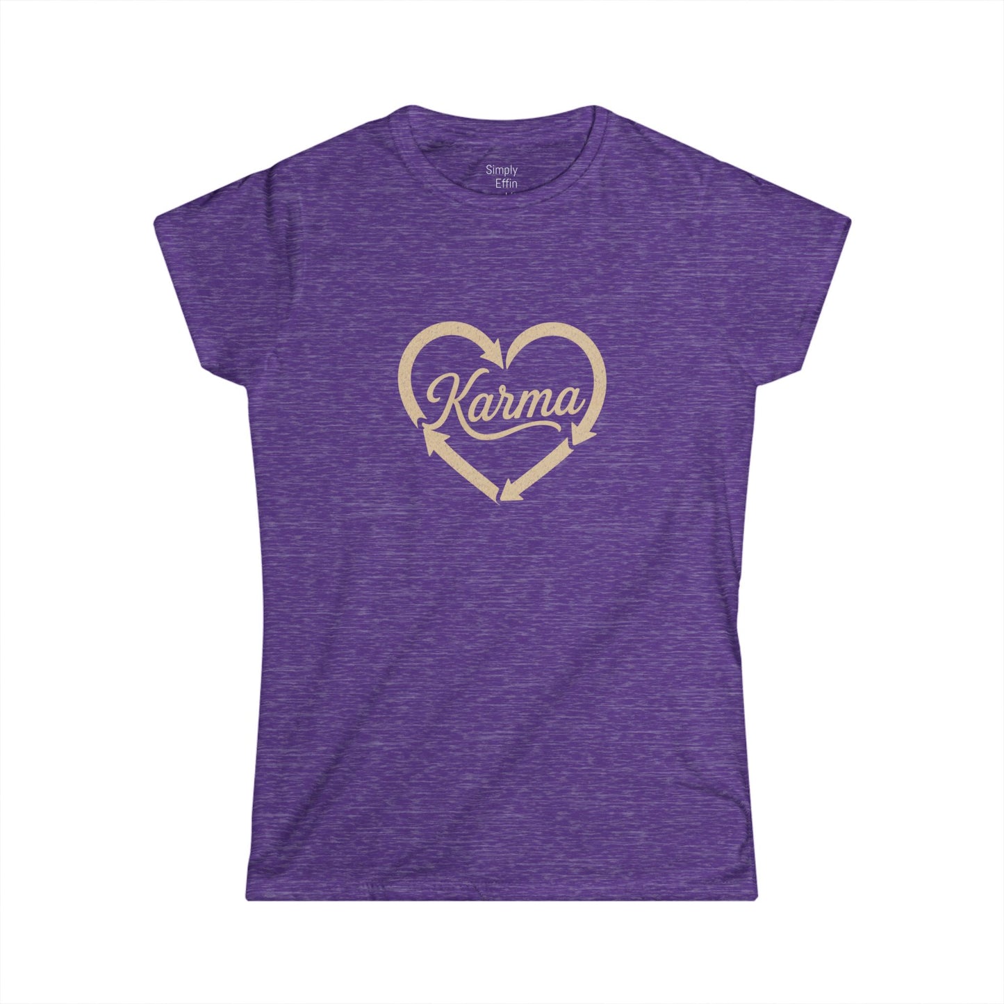 Karma Heart Tee — Women's Graphic T-Shirt