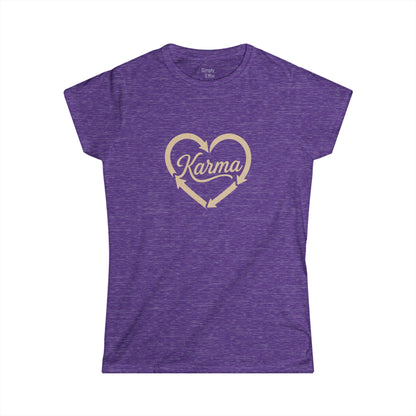 Karma Heart Tee — Women's Graphic T-Shirt