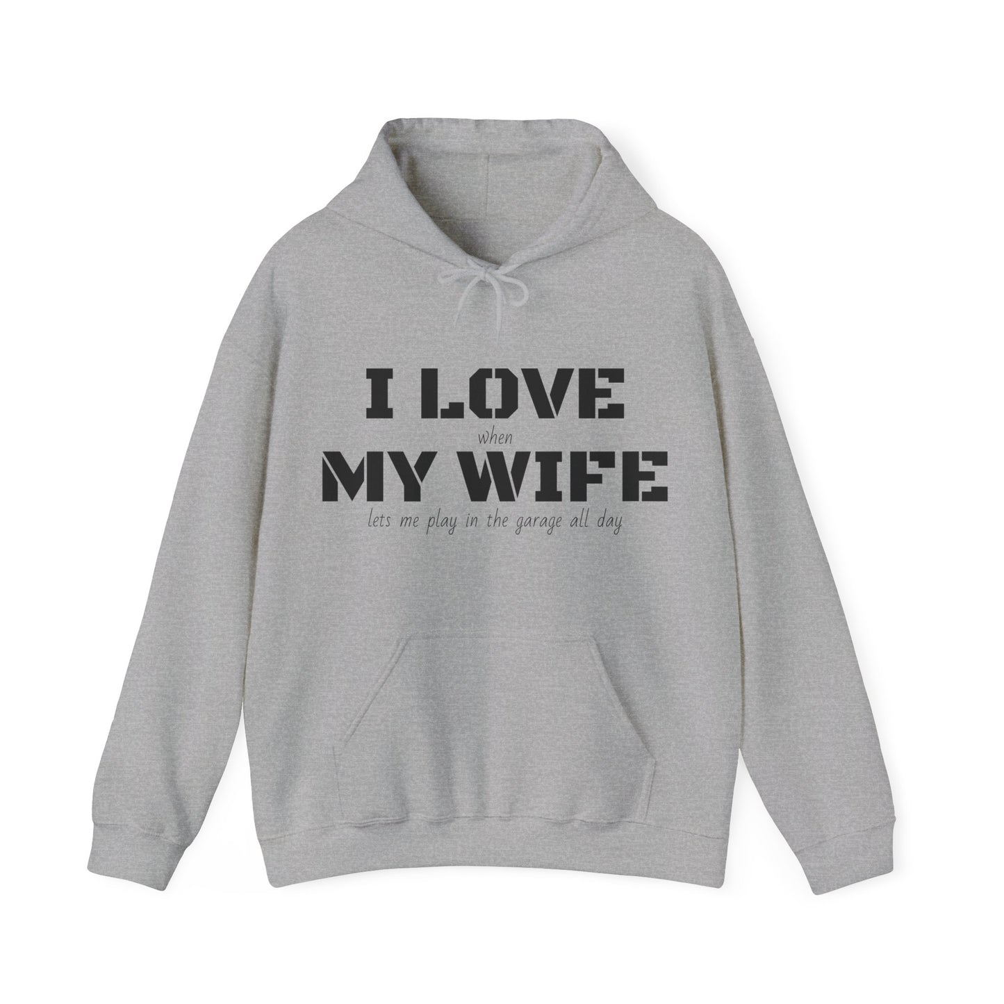 I Love My Wife - Men's Hooded Sweatshirt