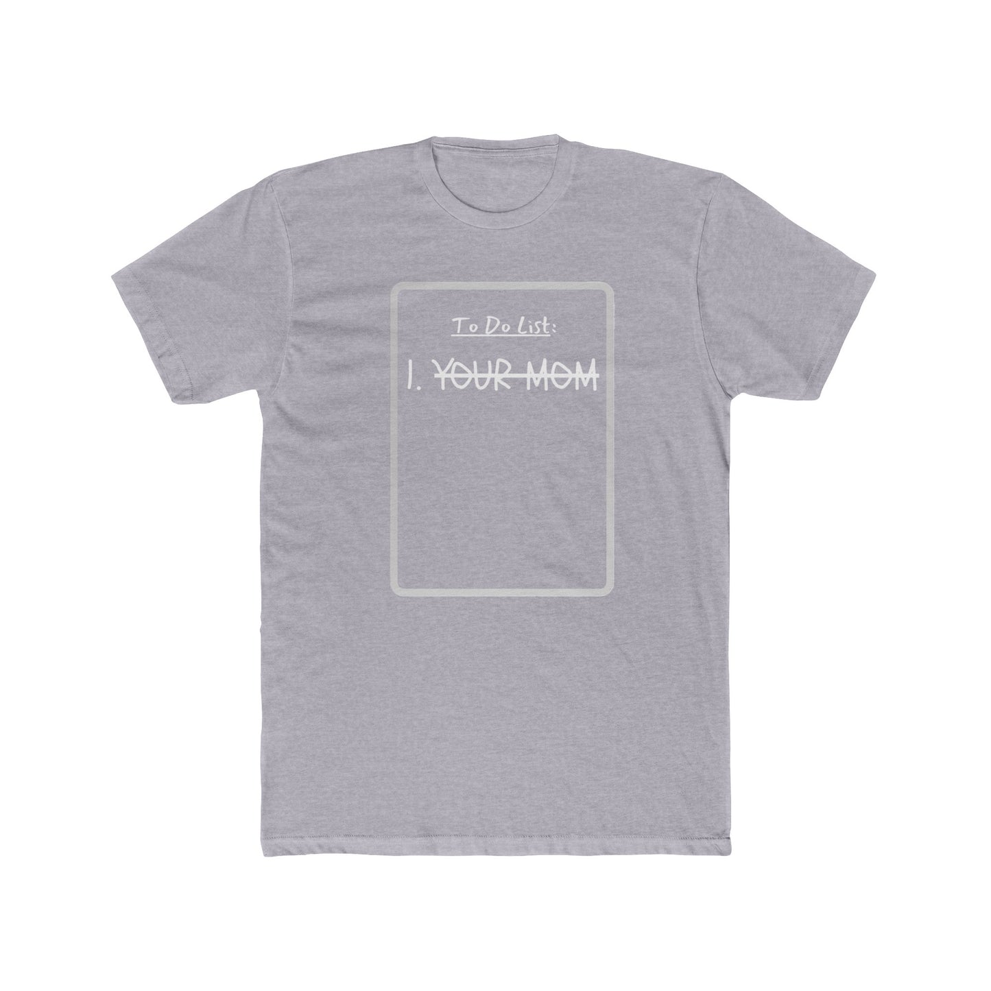 To Do List - Men's Cotton Crew Tee