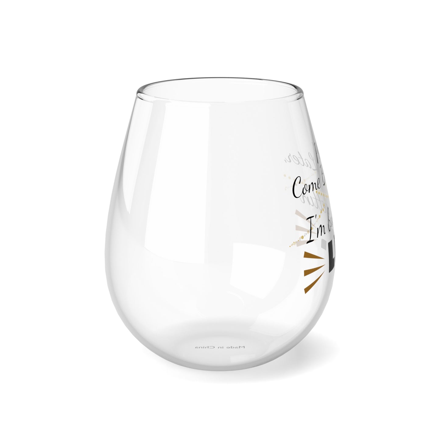 Stemless Wine Glass, 11.75oz