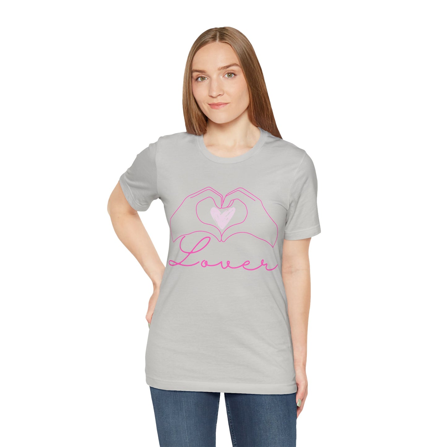 Heart Hands Lover - Unisex Jersey Short Sleeve Tee