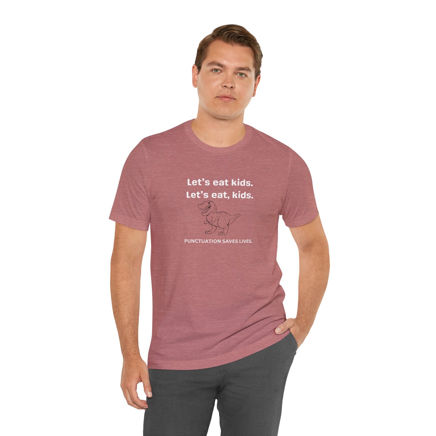 Punctuation Saves Lives - Unisex Jersey Short Sleeve Tee