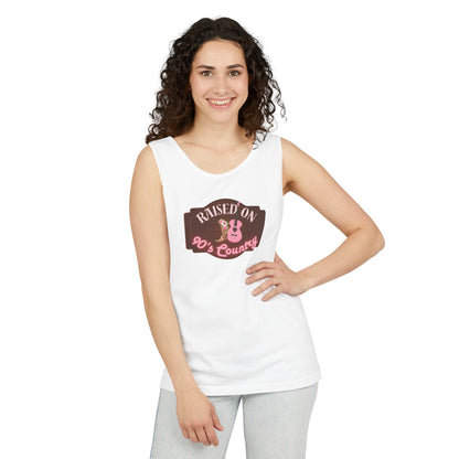 Raised on 90's Country - Women's Garment-Dyed Tank Top