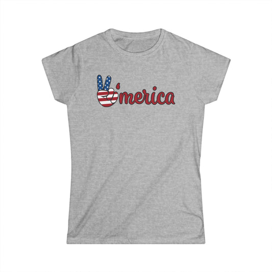 'merica - Women's Softstyle Tee