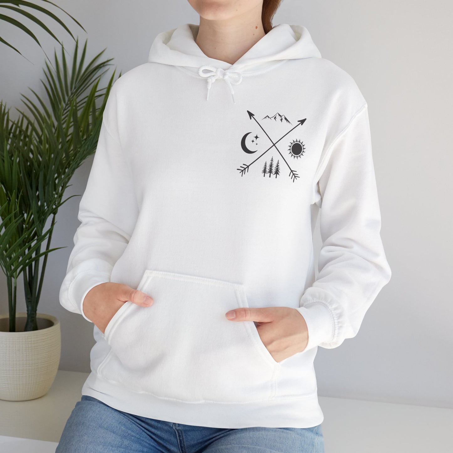 Back That Thing Up Camper - Unisex Heavy Blend™ Hooded Sweatshirt