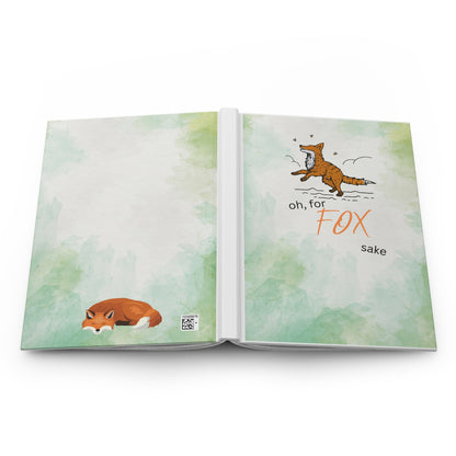 for FOX sake - Hardcover Journal Matte