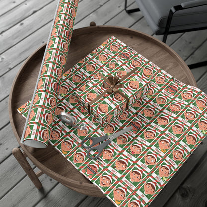 Santa's Merry 'Effin Elves - Gift Wrap Paper