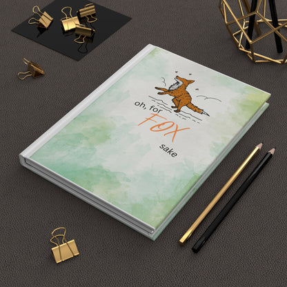 for FOX sake - Hardcover Journal Matte