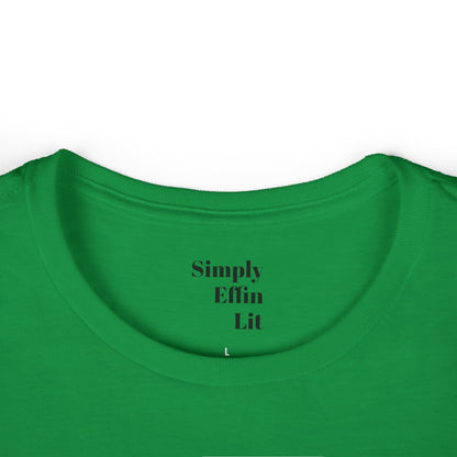 Simply Effin Lit Logo Tee - Women's Softstyle