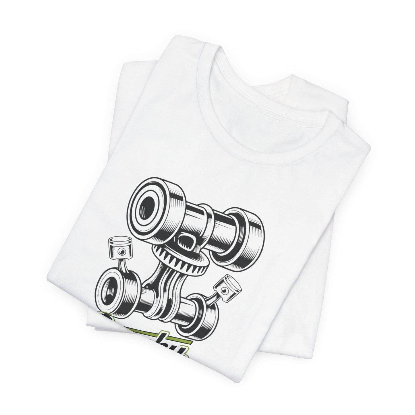Cranky Engine Cam T-Shirt — Vintage Motorcycle Camshaft Tee