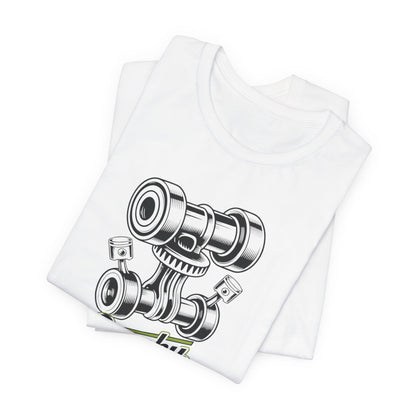 Cranky Engine Cam T-Shirt — Vintage Motorcycle Camshaft Tee