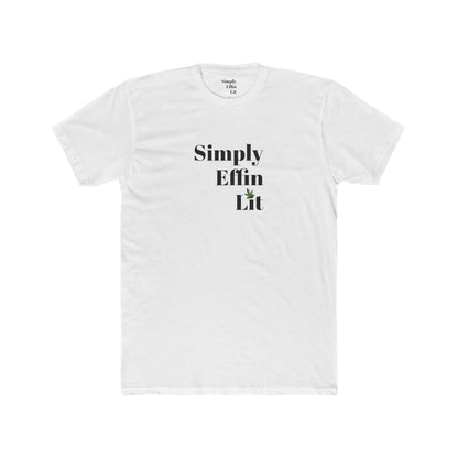 Simply Effin Lit Logo Tee - Men's Cotton Crew