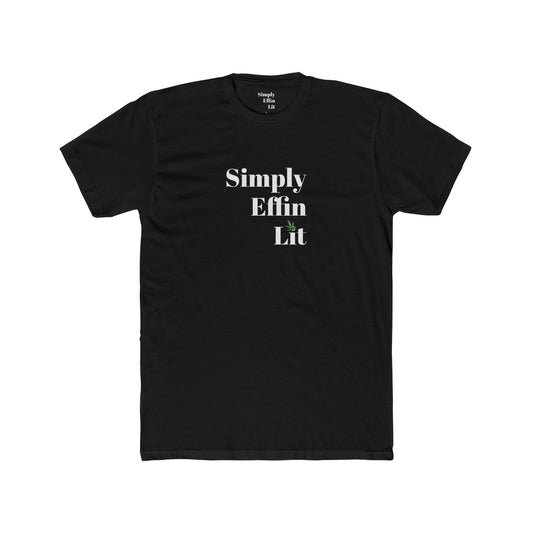 Simply Effin Lit Logo Tee - Men's Cotton Crew