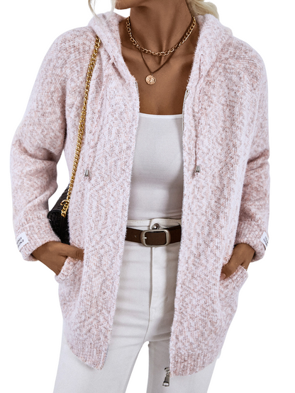 Zip-Up Hooded Sweater