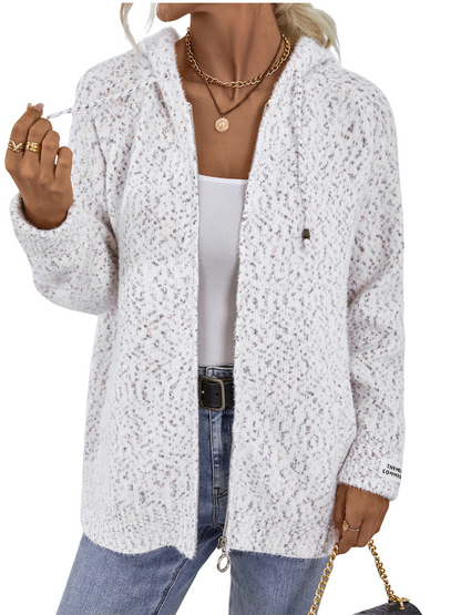 Zip-Up Hooded Sweater